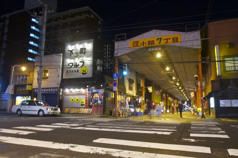 APA大通駅前南一带·狸小路7丁目（示意·非该店实拍）